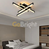 Lustra LED 90W cu Telecomanda Zang 3 Tipuri de Lumini Negru